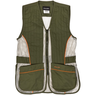 Allen Ace green and gray youth trap shooting vest