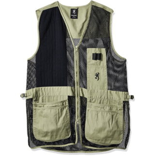 Browning green and black youth trap shooting vest