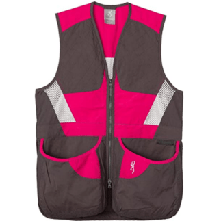 Browning red and brown women trap shooting vest