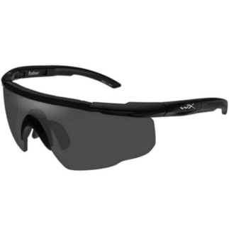 Wiley X Saber Advanced Shooting Glasses Black Lens